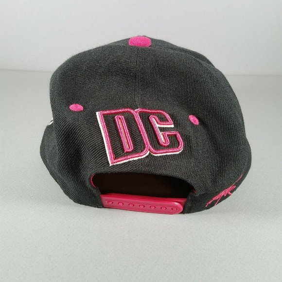 City Hunter Washington DC Snap Back Hat Black Magenta - Picture 3 of 11